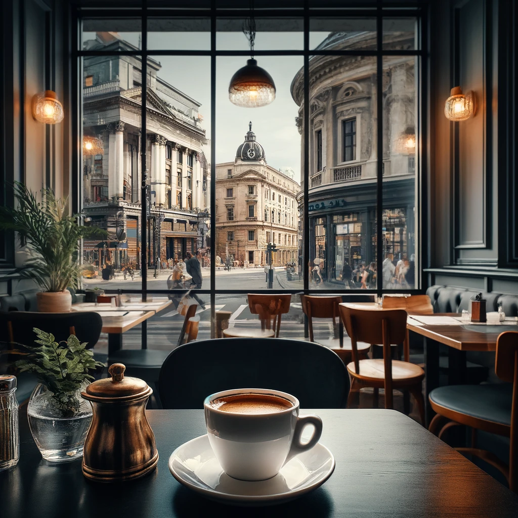 Kafa sa pogledom na Istanbul